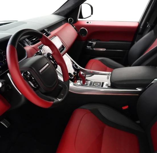 Land Rover Range Rover SVR 2023 BLACK RENTAL IN DUBAI - undefined